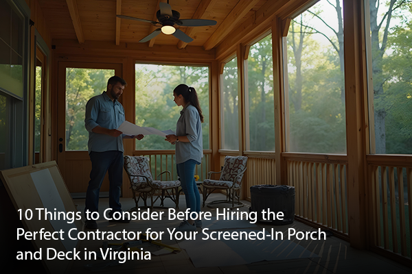 Screened-In Porch and Deck