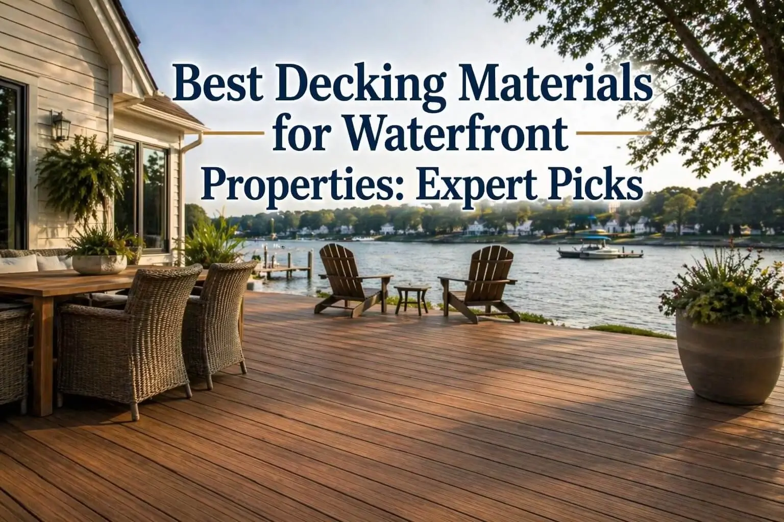 best decking materials for waterfront deck expert guide with material picks in details