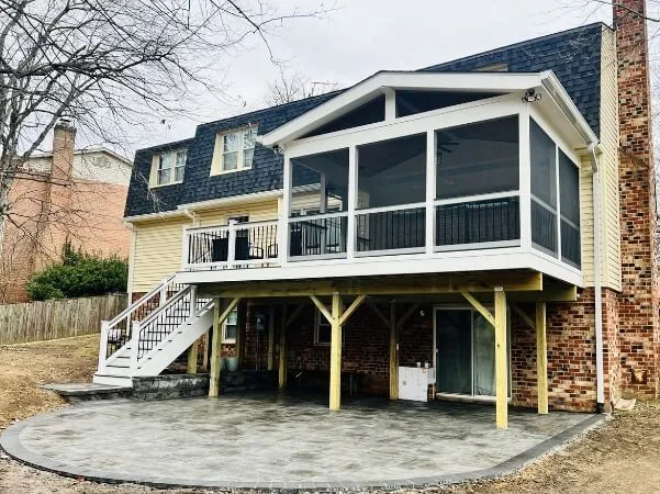 screen porches builders in virginia