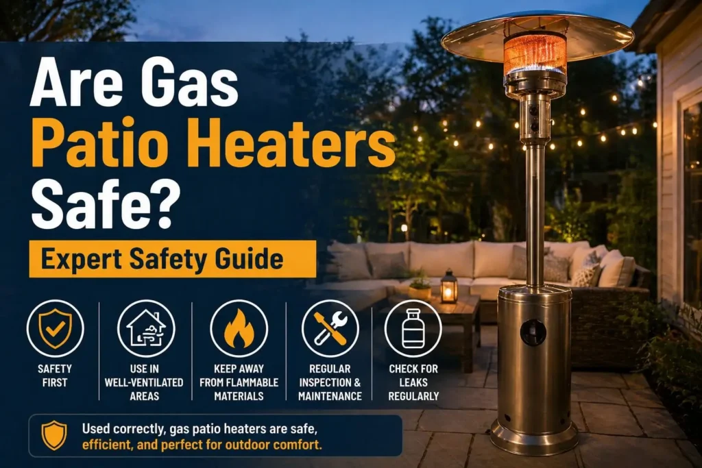 Are gas patio heaters safe