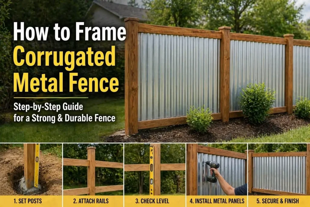 How to Frame Corrugated Metal Fence A Practical Step-by-Step Guide