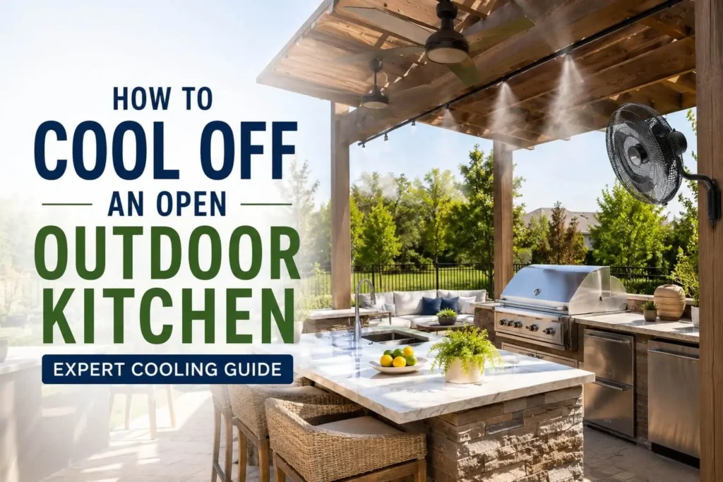 How to Cool Off an Open Outdoor Kitchen Expert Cooling Guide