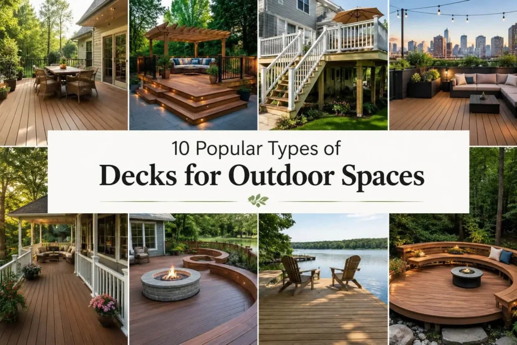 10 Popular Types of Decks for Outdoor Spaces