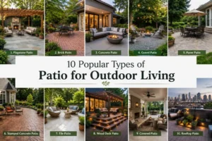 10 Popular Types of Patio for Outdoor Living