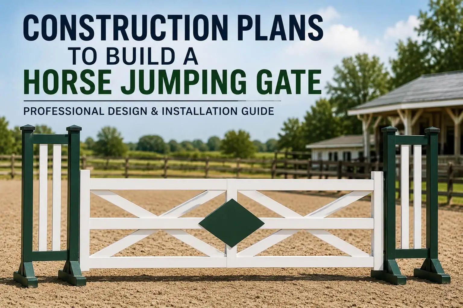 Construction Plans to Build a Horse Jumping Gate Professional Design & Installation Guide
