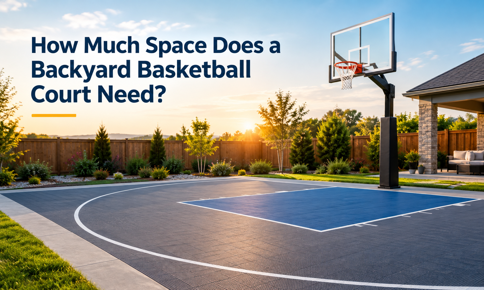 Backyard Basketball Court Space Guide