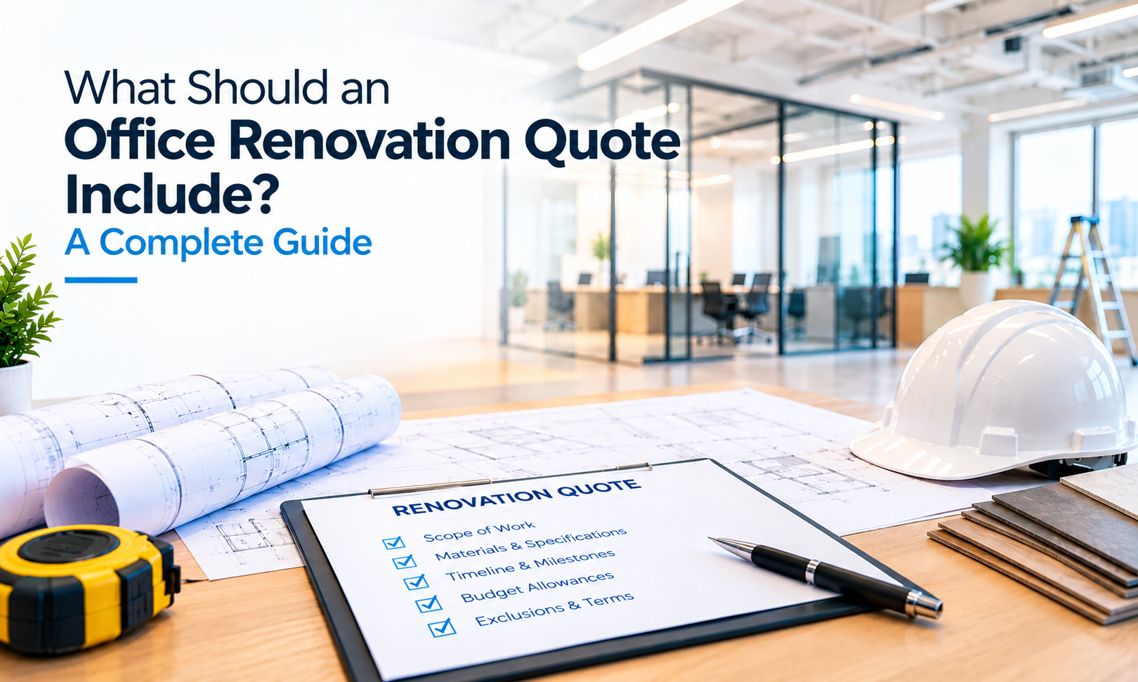 Office Renovation Quote Guide