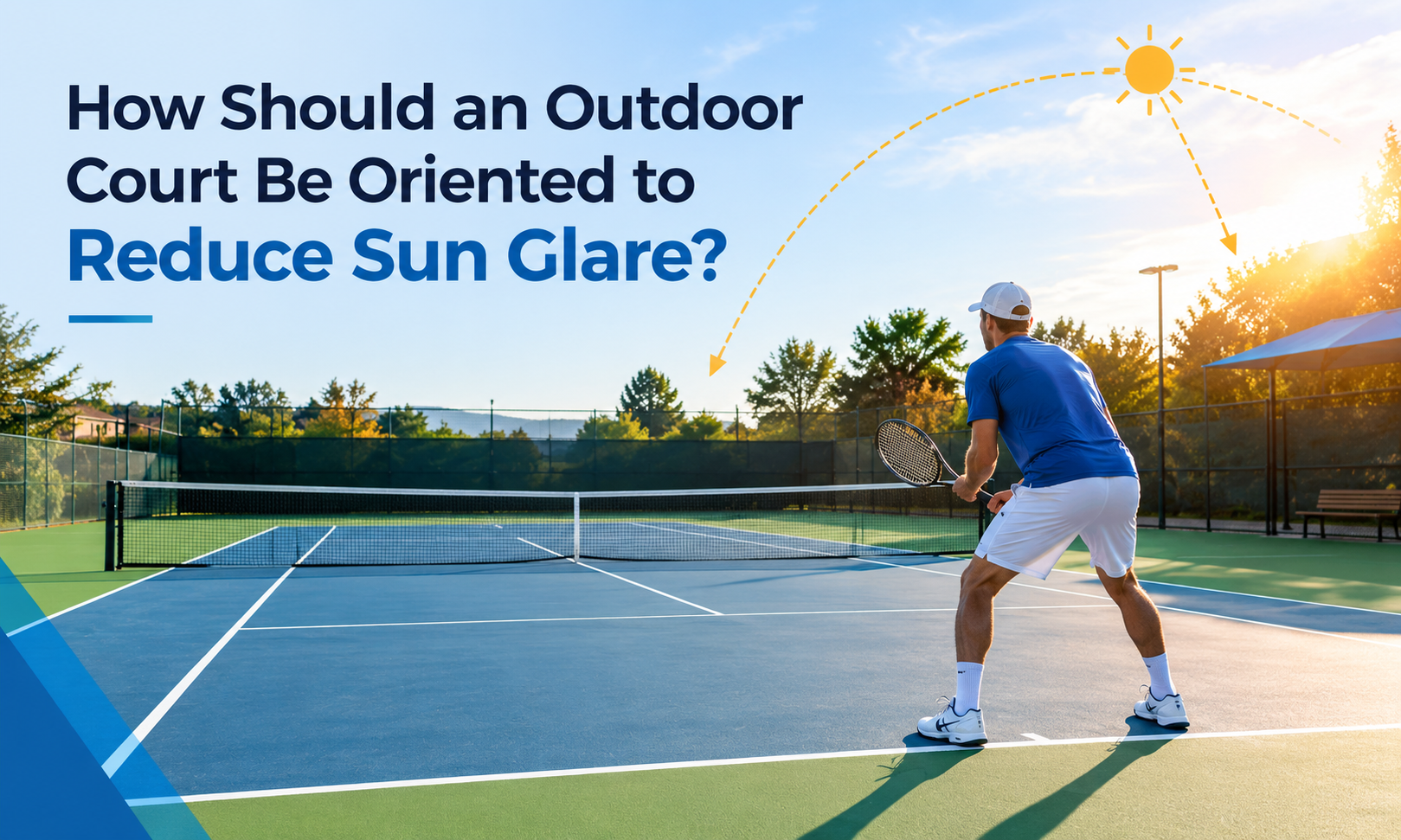 Reducing Sun Glare on Outdoor Courts