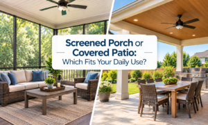 Screened Porch or Covered Patio Comparison