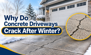 Winter Concrete Driveway Cracks Explained
