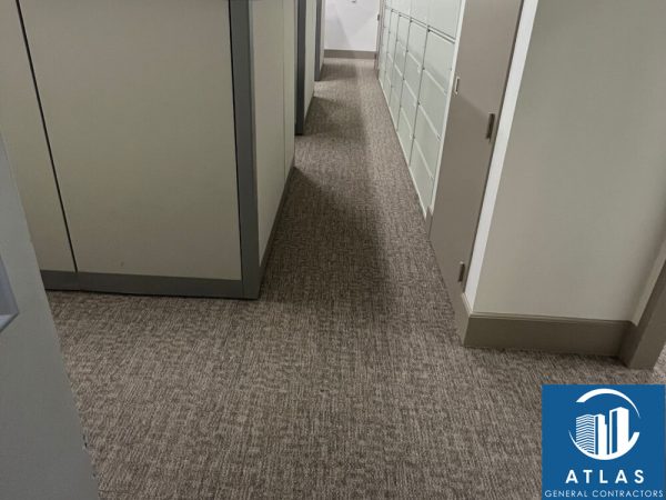 commercial flooring project