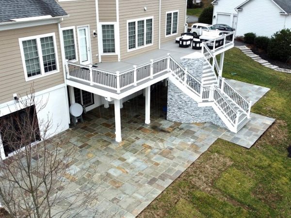 Deck and Patio Project by Atlas General Contractors at Ashburn Virginia (2) Deck and Patio Project by Atlas General Contractors at Ashburn Virginia (2)